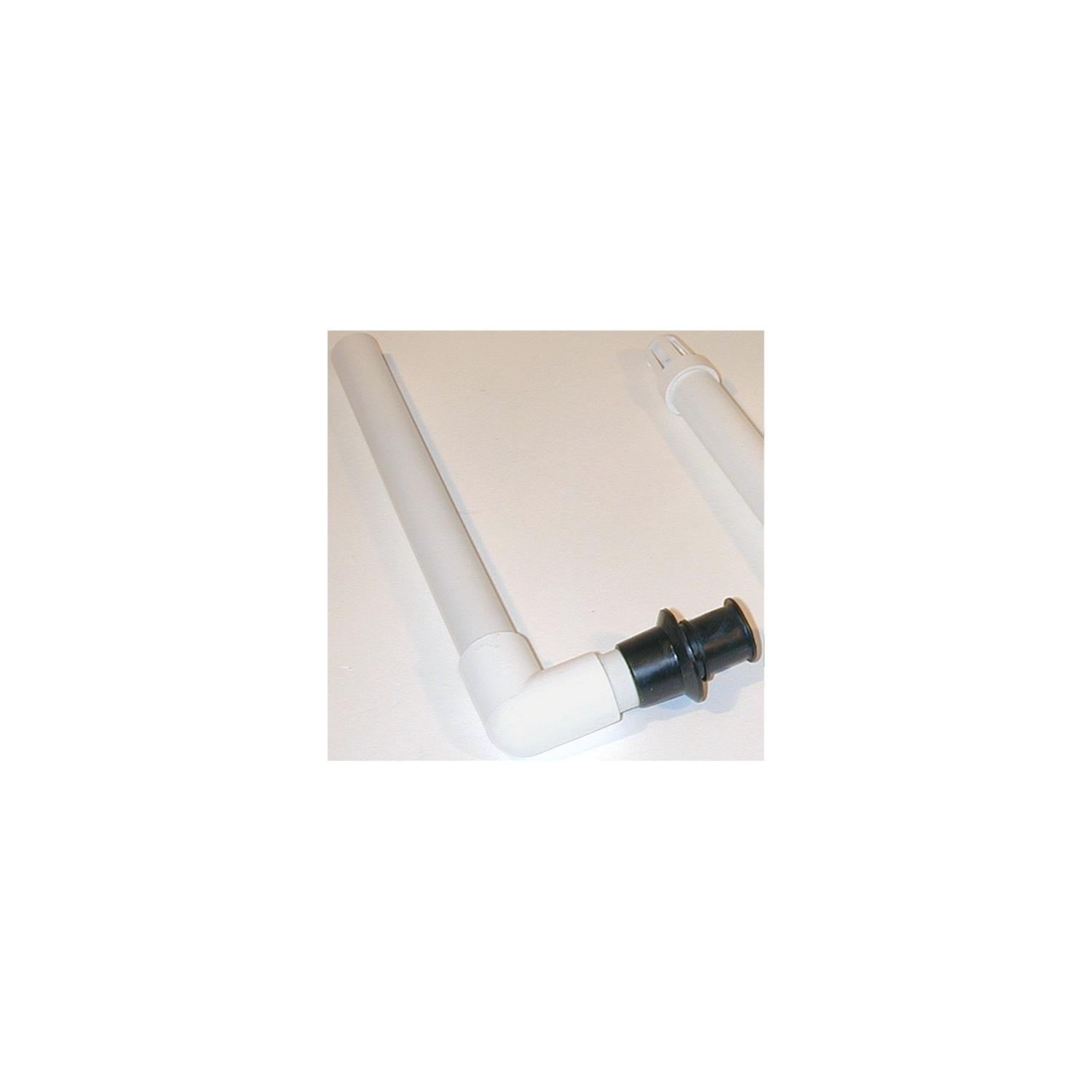 T-H Marine ODT190DP Push In Overflow Drain Tube 90 Degree Fits All 1-1/8