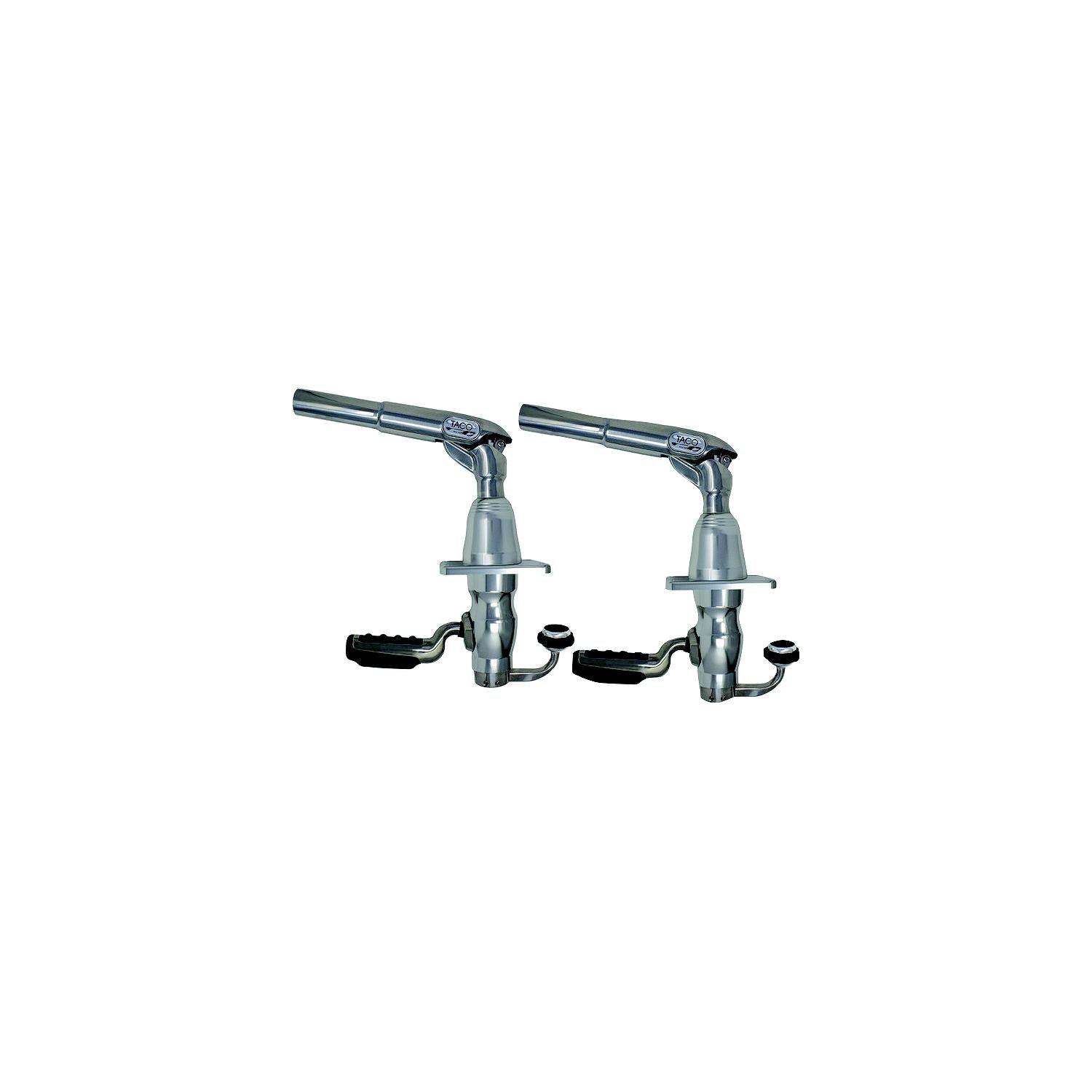 Taco Metals GS390 Grand Slam 390 Outrigger Top Mount w/Crank, 1 pr.