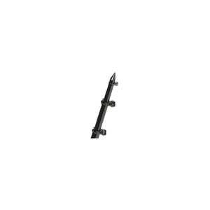 Taco Metals OT-0318HD-BKA OT0318HDBKA Deluxe Aluminum Tele-Outrigger Pole, 18', Black, 1 pr.