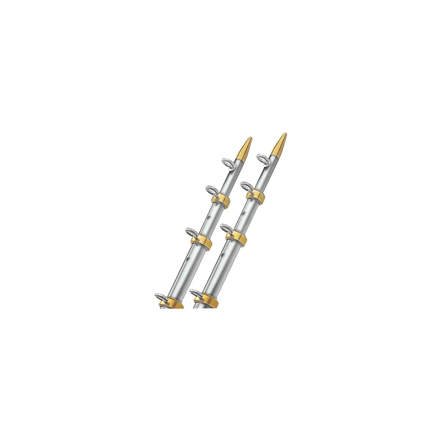 Taco Metals OT-0551VEL186 18' Silver/Gold Telescoping Outrigger