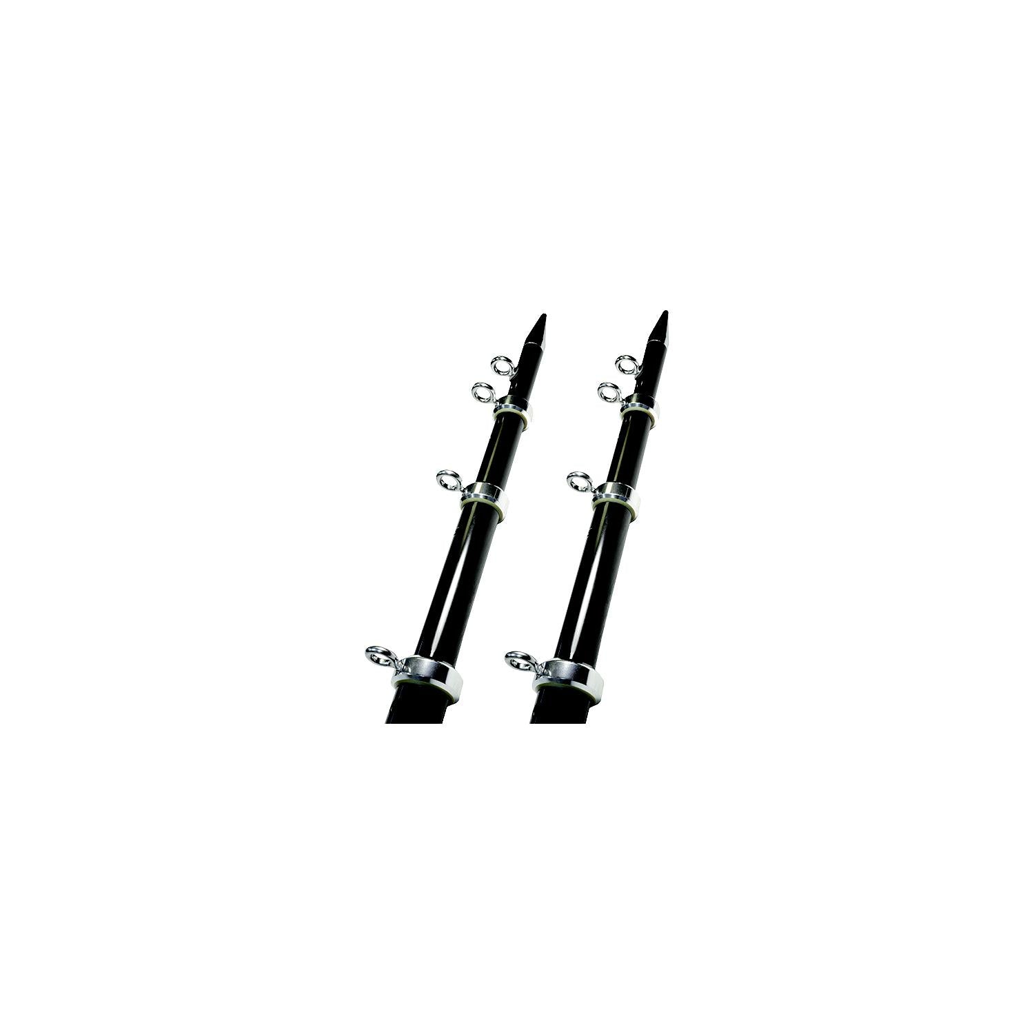Taco Metals OT-0442BKA15 15' Black/Silver Telescoping Outrigger