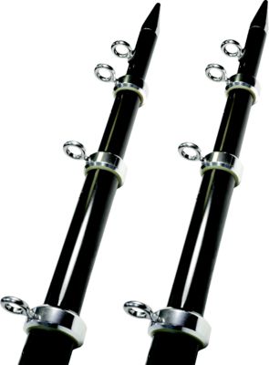 Taco Metals OT-0542BKA15-HD 15' Heavy Duty Black/Silver Telescoping Outrigger