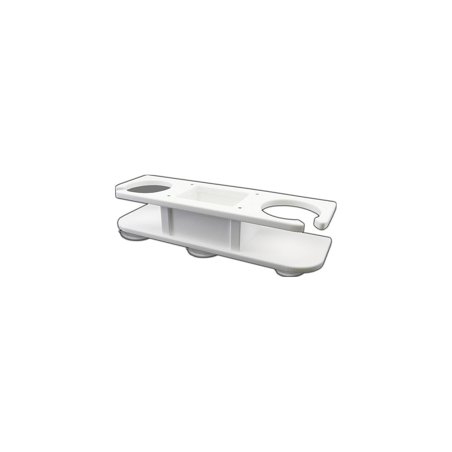 Taco Metals P01-2000W P012000W 2 Drink Holder, White Poly w/