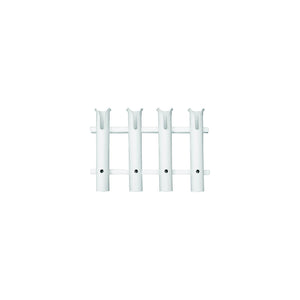 Taco Metals P03-064W Polyethylene 4-Rod Rack, White