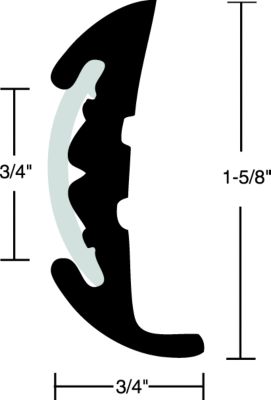 Taco Metals V11-9811WCM70-2 Rub Rail Kit w/Chr Insert 70'
