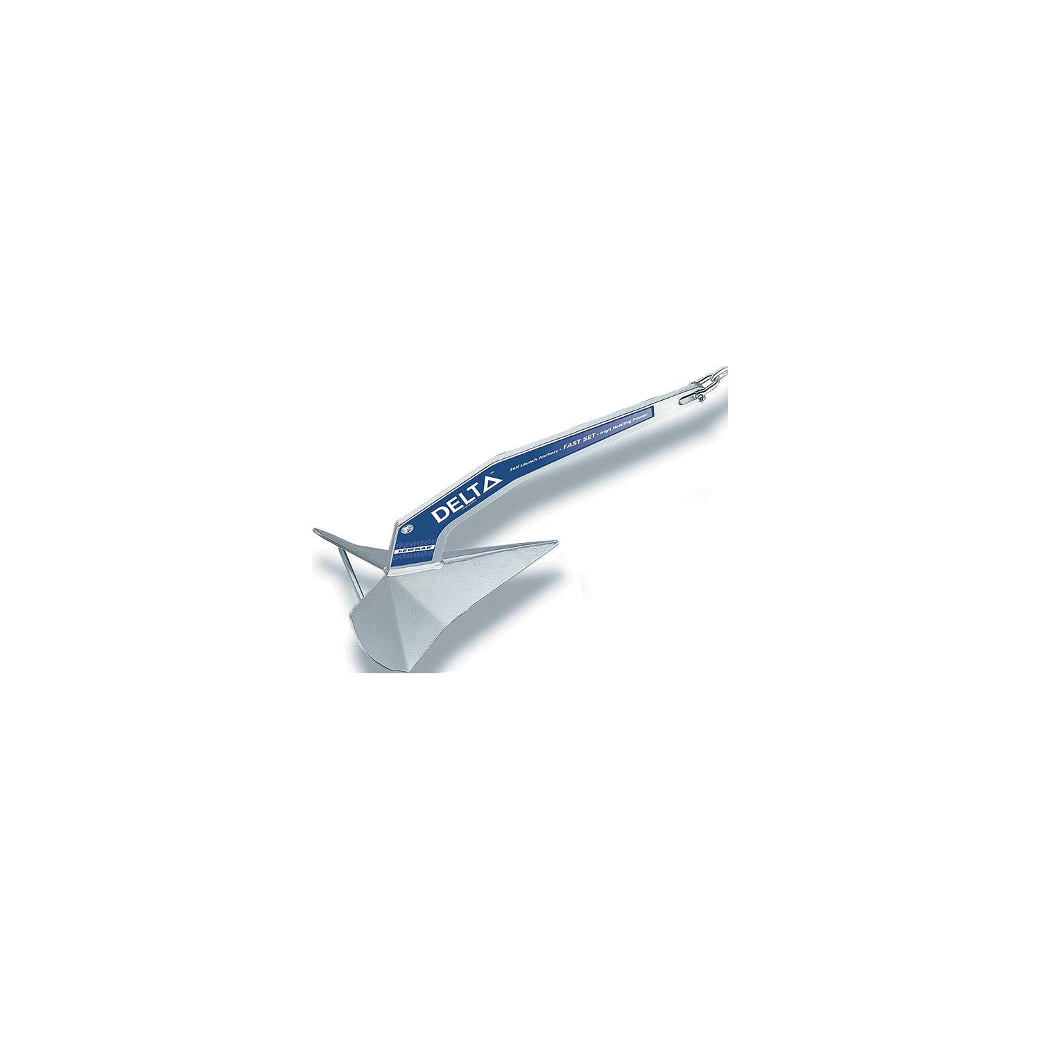 Lewmar 57416 Delta Fast-Set Anchor, Galvanized, 35 Lbs.