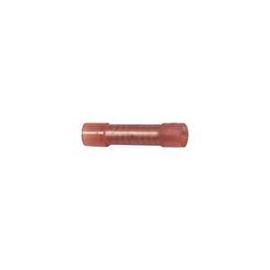 Wirthco 80801 Battery Doctor High Temperature Red Vinyl Insulated Butt Connector, 22-18 AWG, 25/Pk.