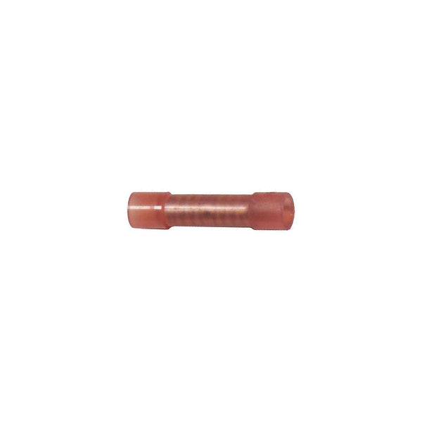 Wirthco 80801 Battery Doctor High Temperature Red Vinyl Insulated Butt Connector, 22-18 AWG, 25/Pk.