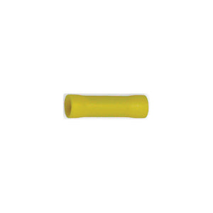 Wirthco 80816 Battery Doctor General Purpose Yellow Vinyl Insulated Butt Connector, 12-10 AWG, 25/Pk.