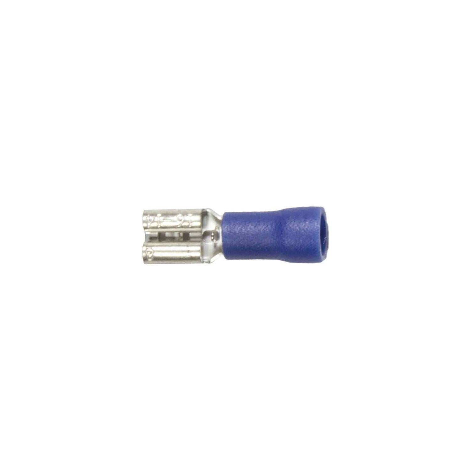 Wirthco 80824 Battery Doctor Blue Vinyl Insulated Quick Disconnects, 16-14 AWG, Female, 25/Pk.