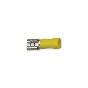 Wirthco 80827 Battery Doctor Yellow Vinyl Insulated Quick Disconnects, 12-10 AWG, Female, 25/Pk.