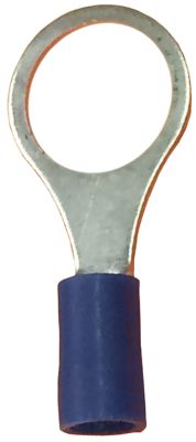 Wirthco 80851 Battery Doctor Blue Vinyl Insulated Ring Terminal, 16-14 AWG, 25/Pk.
