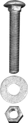 Tiedown Engineering 26535 Tie Down Dock Hardware - Hot Dipped Galvanized Carriage Bolt Set (8 Per Bag)