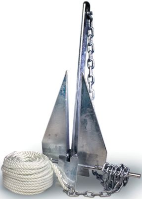 Tiedown Engineering 95100 Tie Down Super Hooker Anchor Kit Includes Anchor, Line, Chain and (2) Shackles