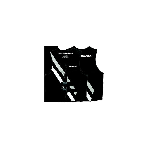 Airhead 10075-11-B-BK 1007511BBK Orca Neolite Kwik-Dry Life Vest, XL, Black/White