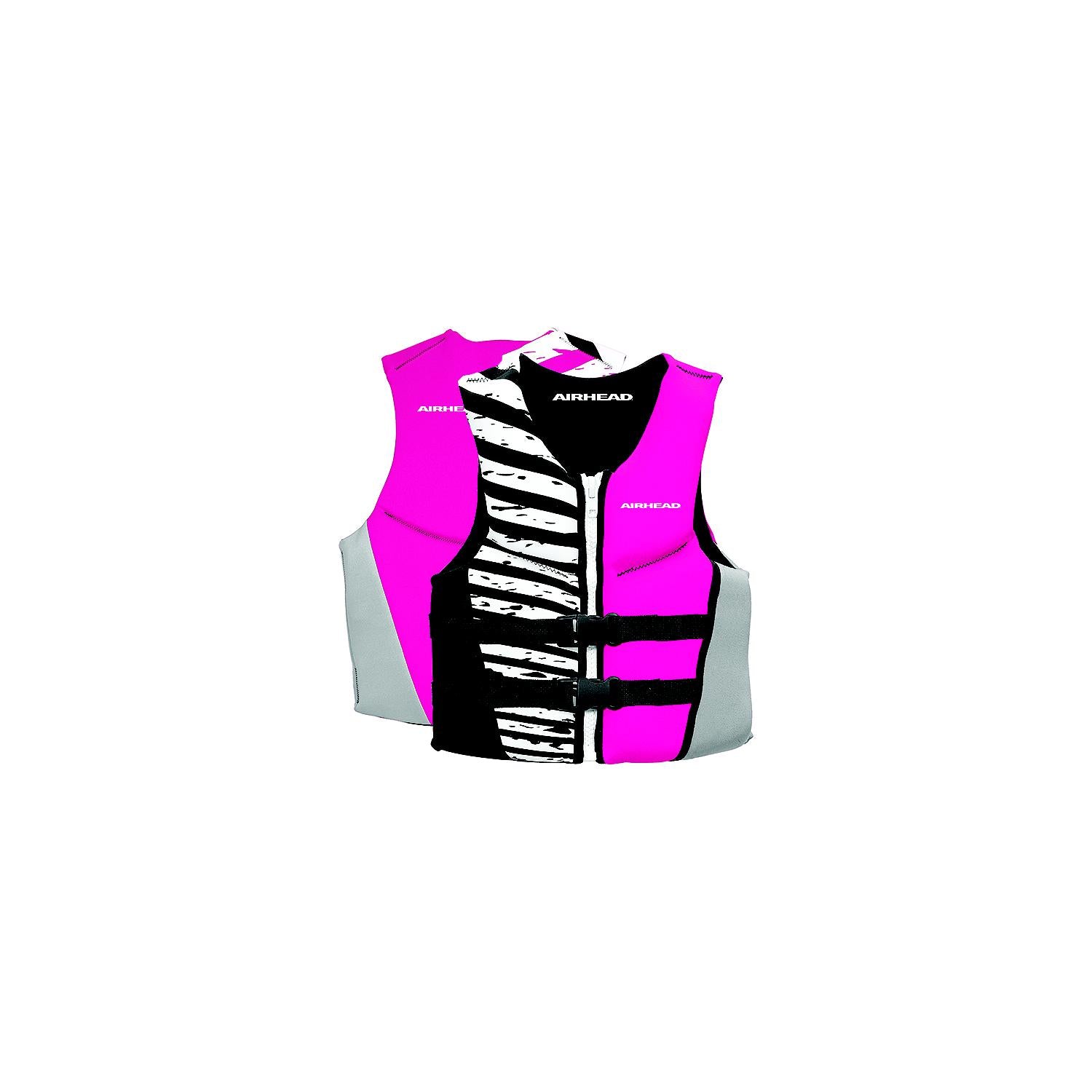 Airhead 10077-08-B-HP 1007708BHP Wicked Neolite Kwik-Dry Women's Vest, Pink/Black/White, Sm