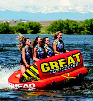 Airhead AHT2218GM Great Big Mable Towable Tube, 1-4 Riders