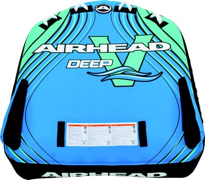 Airhead AHDV-2 AirHead AHDV2 Deep V Towable Tube, Blue, 2 Person