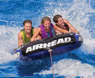 Airhead AHT32MSL Inflatable 3 Person Rider Blue Super SliceÂ® Deck Tube