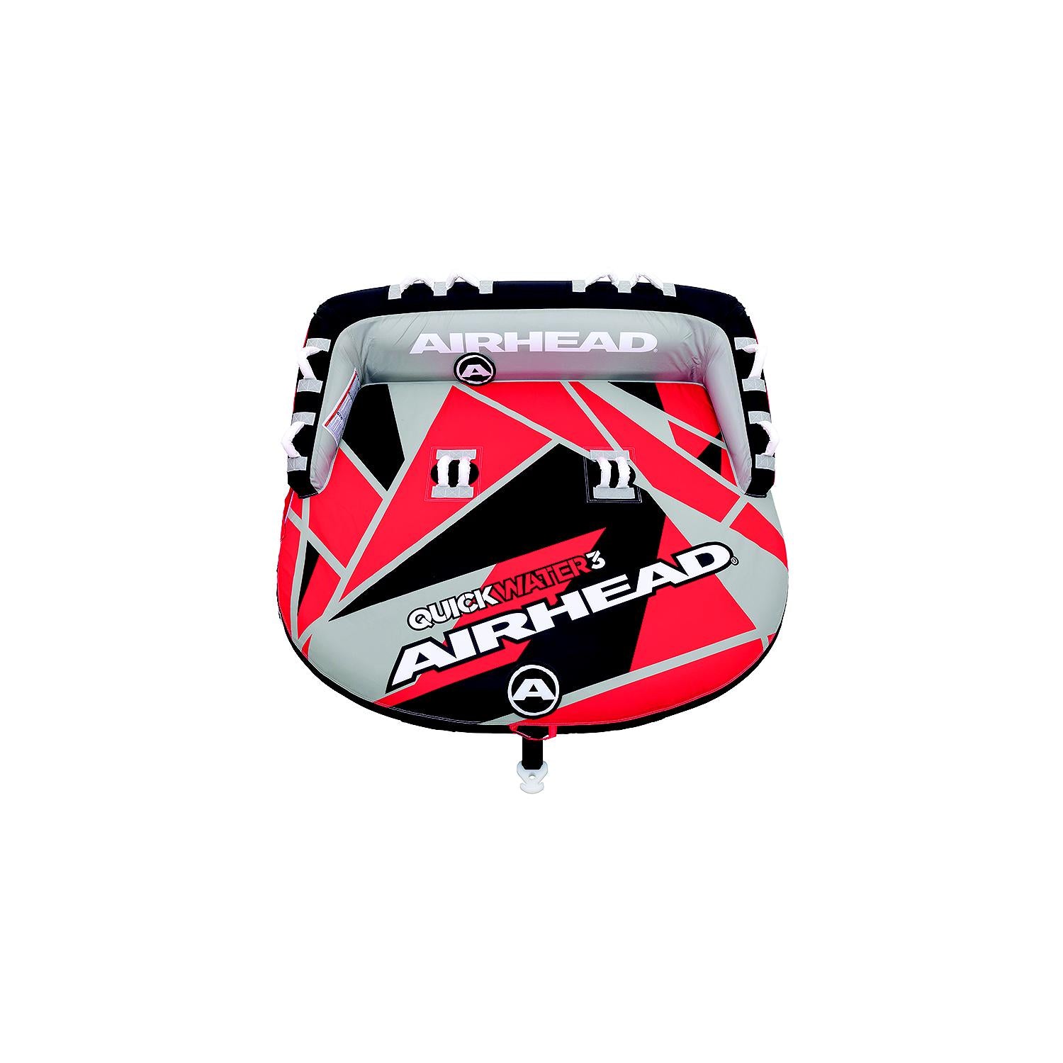 Airhead AHT50188RBK AirHead Quick Water Towable, Red/Black, 1-3 Riders