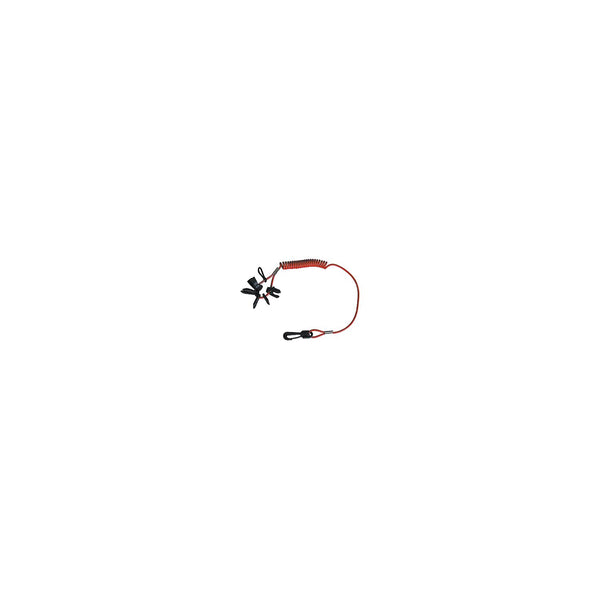 Airhead BKS-6 Outboard Kill Switch Keys With Lanyard - 7 Fits Most Outboards