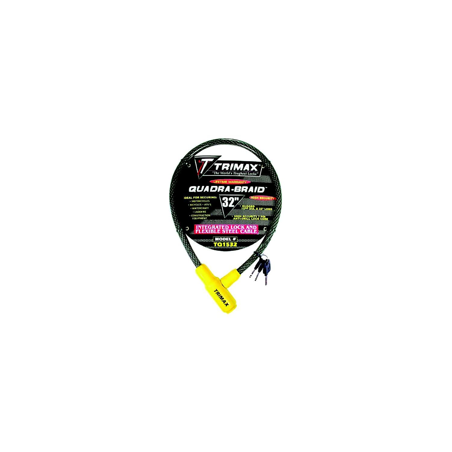 Trimax Locks TQ1532 Quadra-Braid 32