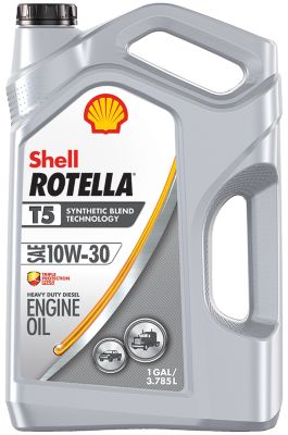 Shell Oil 550045130 RotellaÂ® T5 Synthetic Blend Diesel Engine