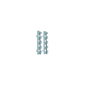 Teak Isle 25708 4 Rod Holder w/Bungee & Bracket White