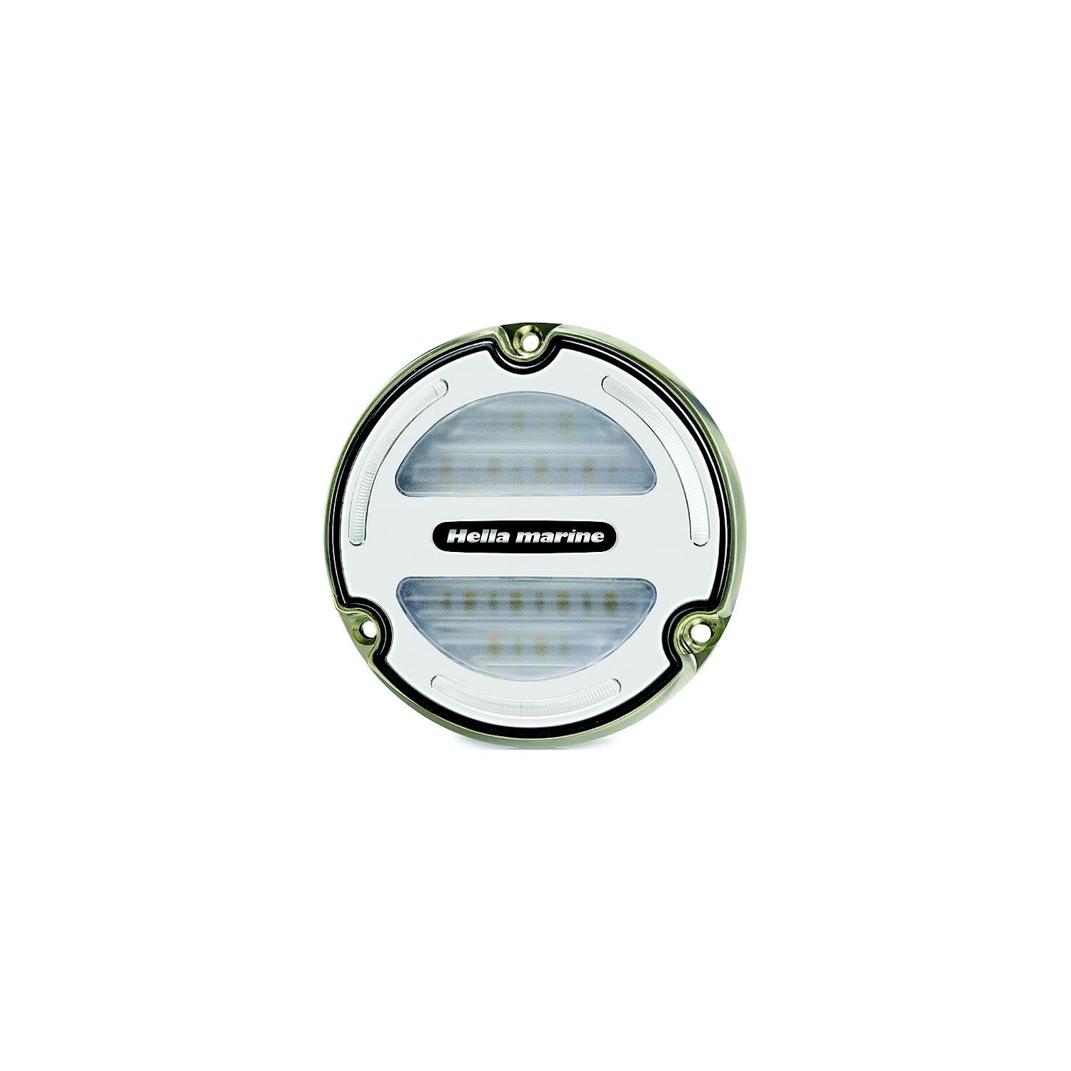 Hella 16830001 016830001 Apelo A3 Bronze LED Underwater Light, Blue/White