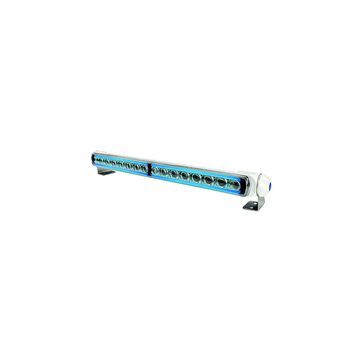 Hella 958140531 Sea Hawk-470 LED Light Bar w/Blue Edge & White Housing