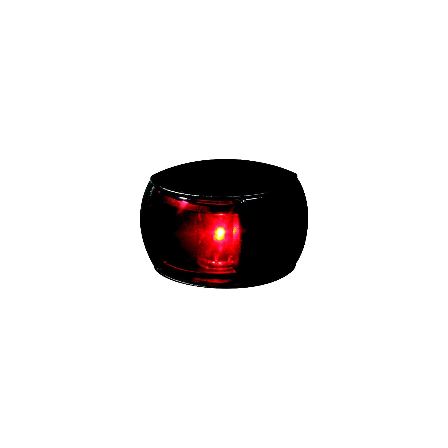 Hella 980520001 NaviLEDÂ® Port (Red) Side Light Only, Black w/Red Lens, 1 ea.