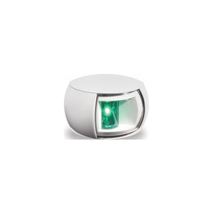 Hella 980520311 NaviLEDÂ® Starboard (Green) Side Light Only, White w/Clear Lens, 1 ea.