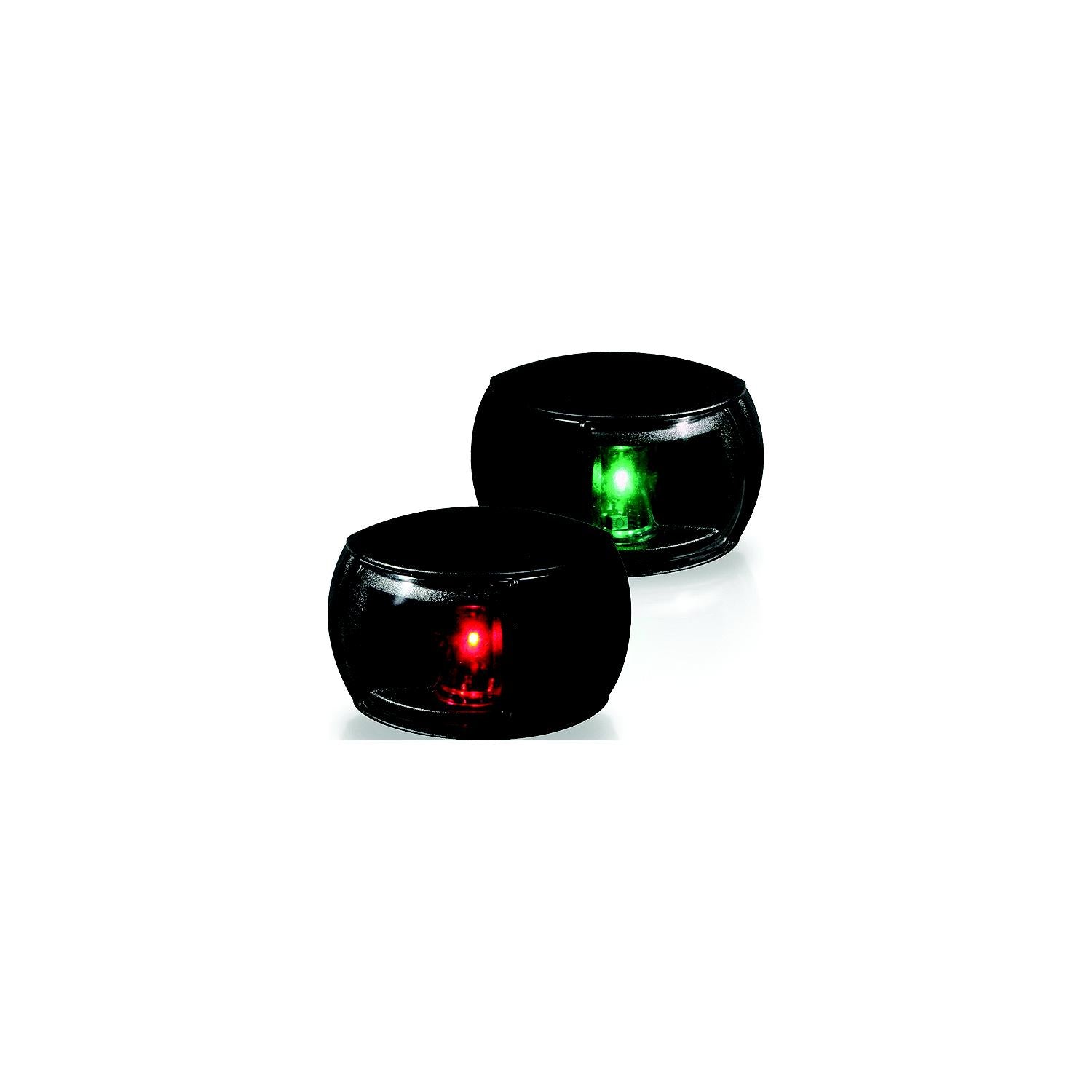 Hella 980520901 NaviLEDÂ® Side Light Kit, Black w/Clear Lenses, 1 pr.