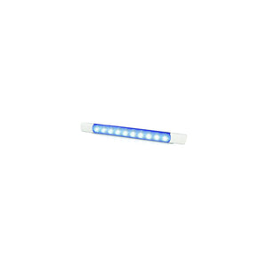 Hella 980881402 LED Courtesy Surface Mount Strip Lamp, Blue, 12 VDC