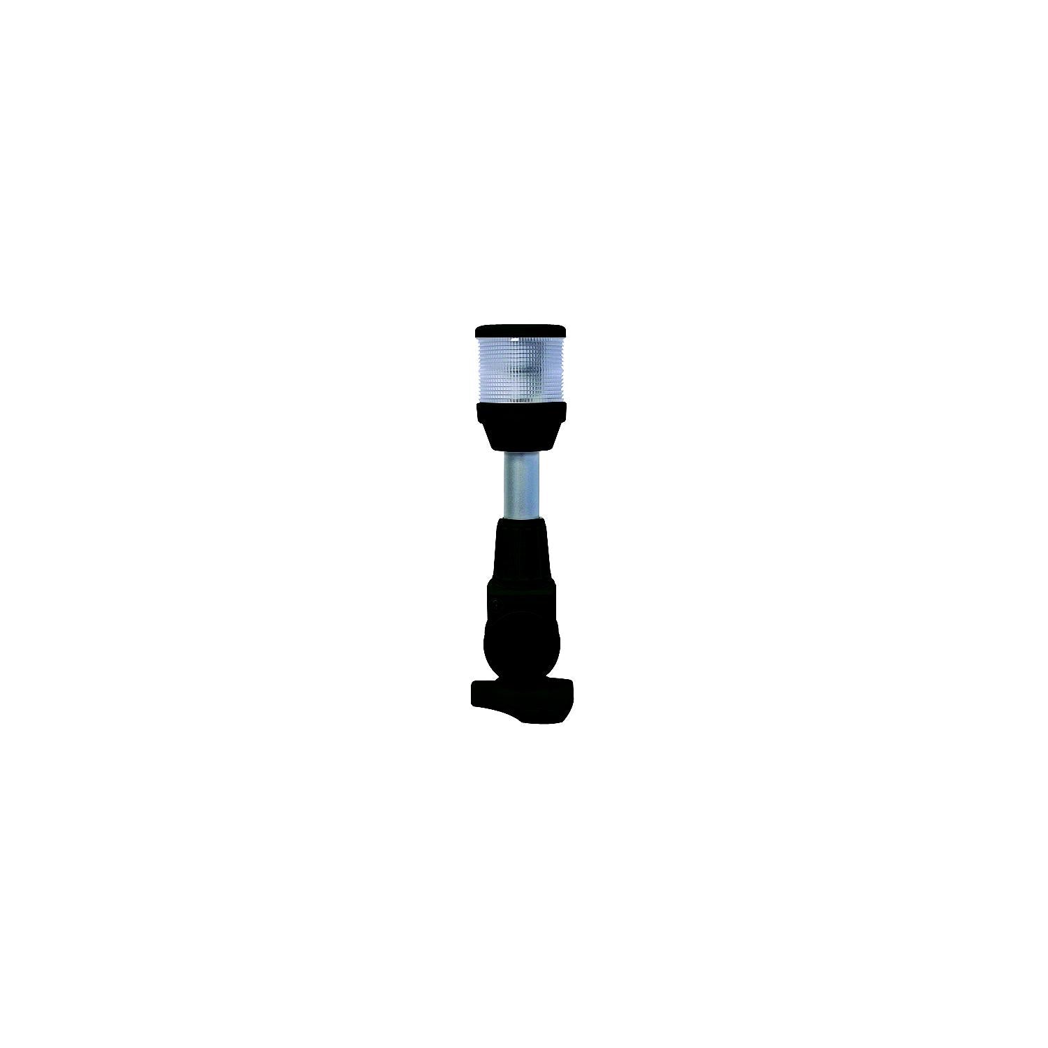 Hella 995002021 2 NM 12V All Round White Anchor Lamp With Fold Down Pole Mount, 8