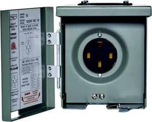 Parallax Power Supply U054P Outdoor Outlet, 50A, 120/240V