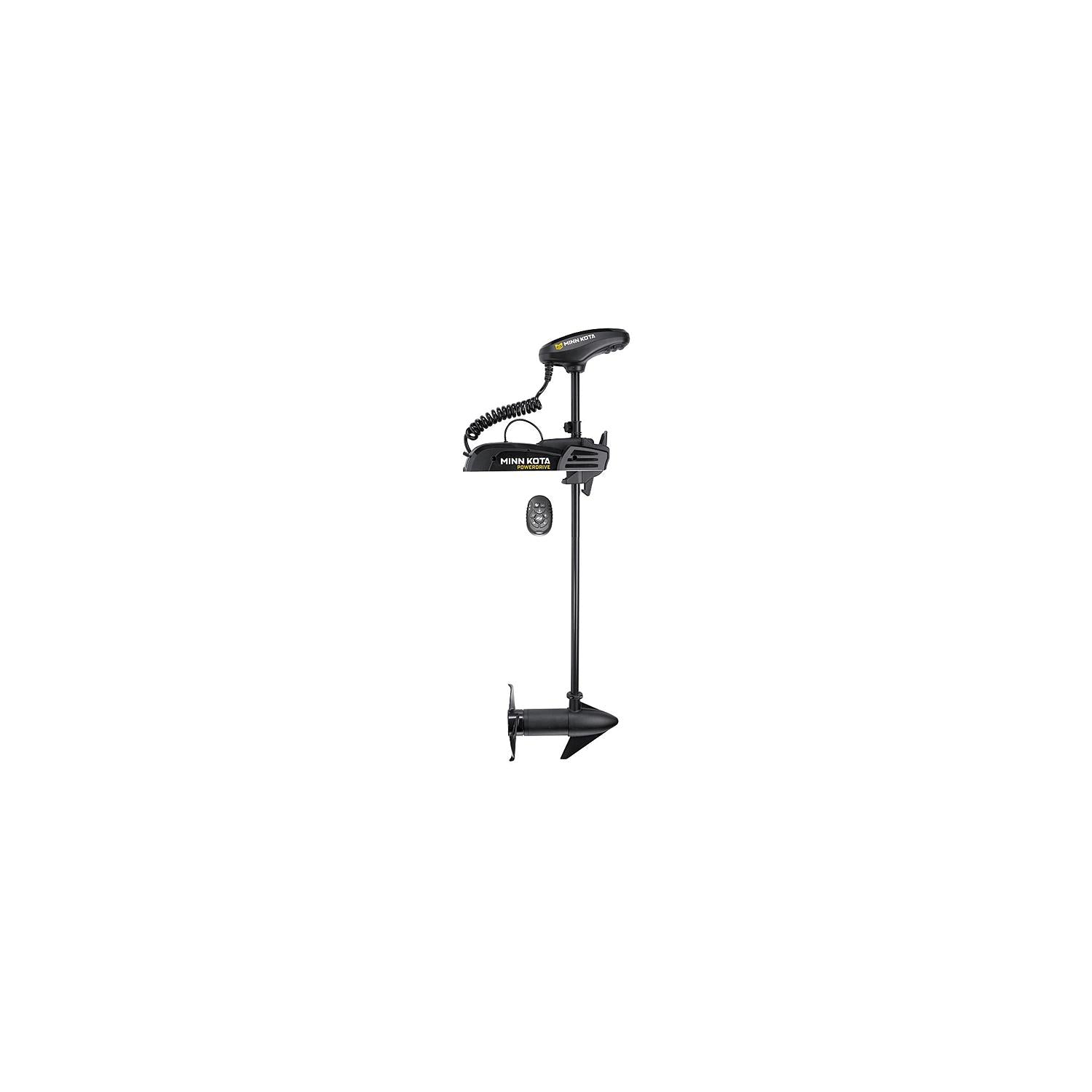 Minn Kota 1358452 Powerdriveâ„¢ Bow Mount Freshwater Trolling Motor w/Micro Remote & CHIRP Sonar, 55 lbs. Thrust, 54