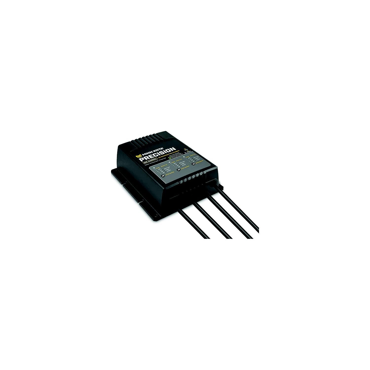 Minn Kota 1833454 1832304 On-Board Precision Chargers, 3 Banks, 15 Amps