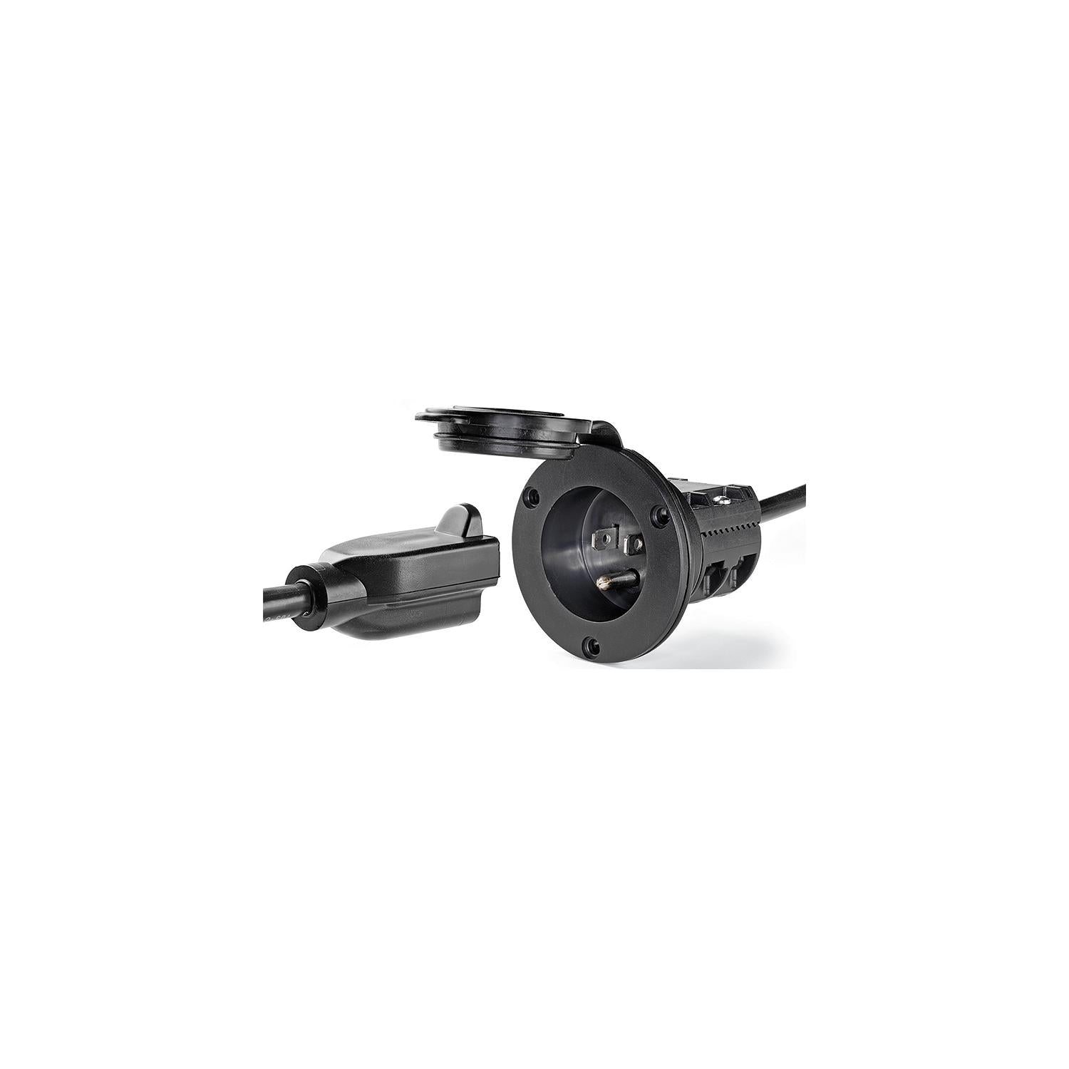 Minn Kota 1865111 AC Power Port, Black, Bulk