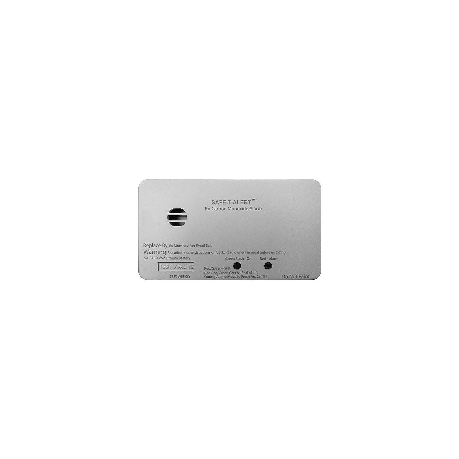MTI Industries SA-340-WT Coleman-Mach SA340WT Sealed Battery Carbon Monoxide Alarm, White, Rectangular