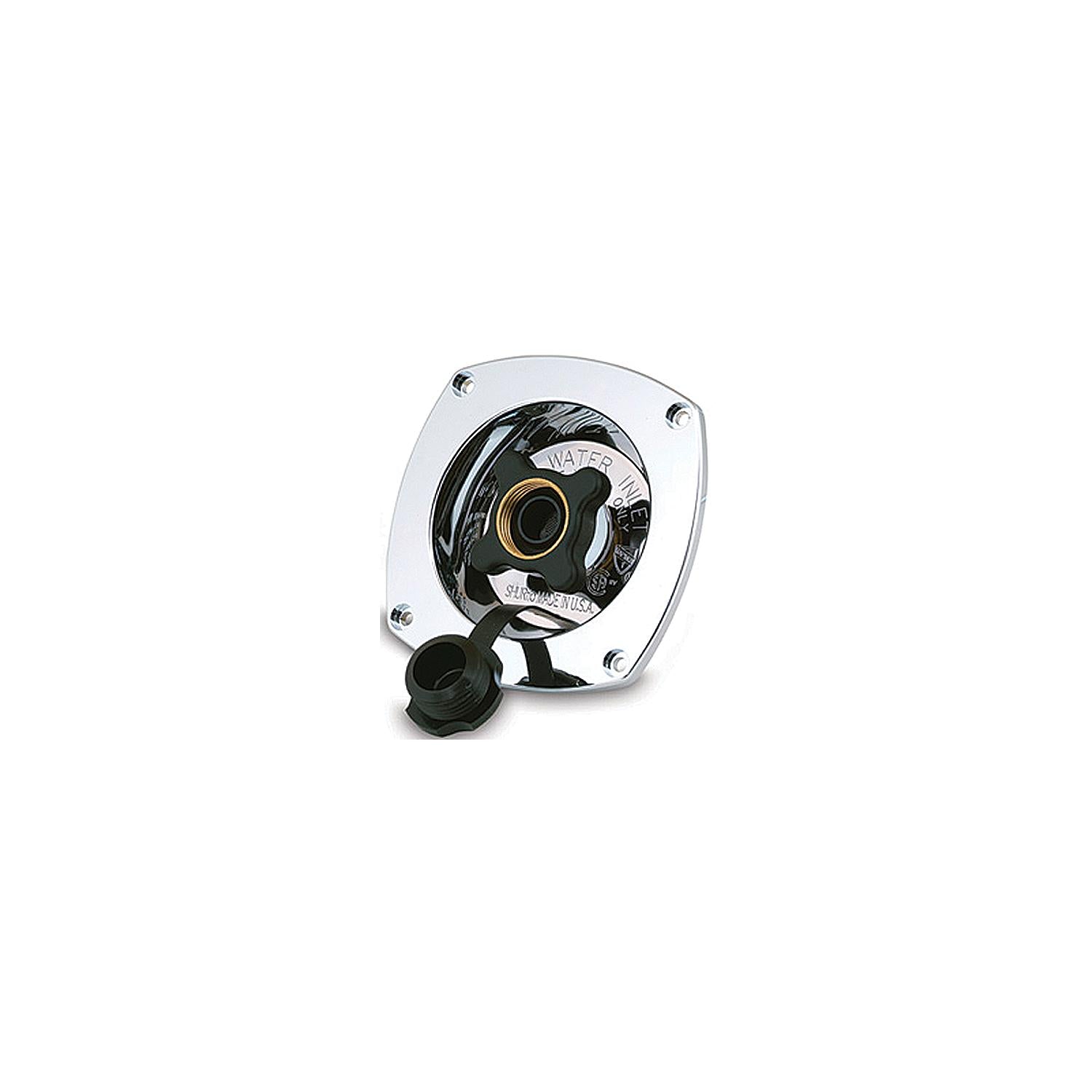 Shurflo 183-029-14 18302914 Wall Mount Water Pressure Regulator 65 psi - Chrome