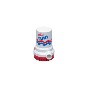 Rule 2 1500 GPH High Capacity Bilge Pump, 12V