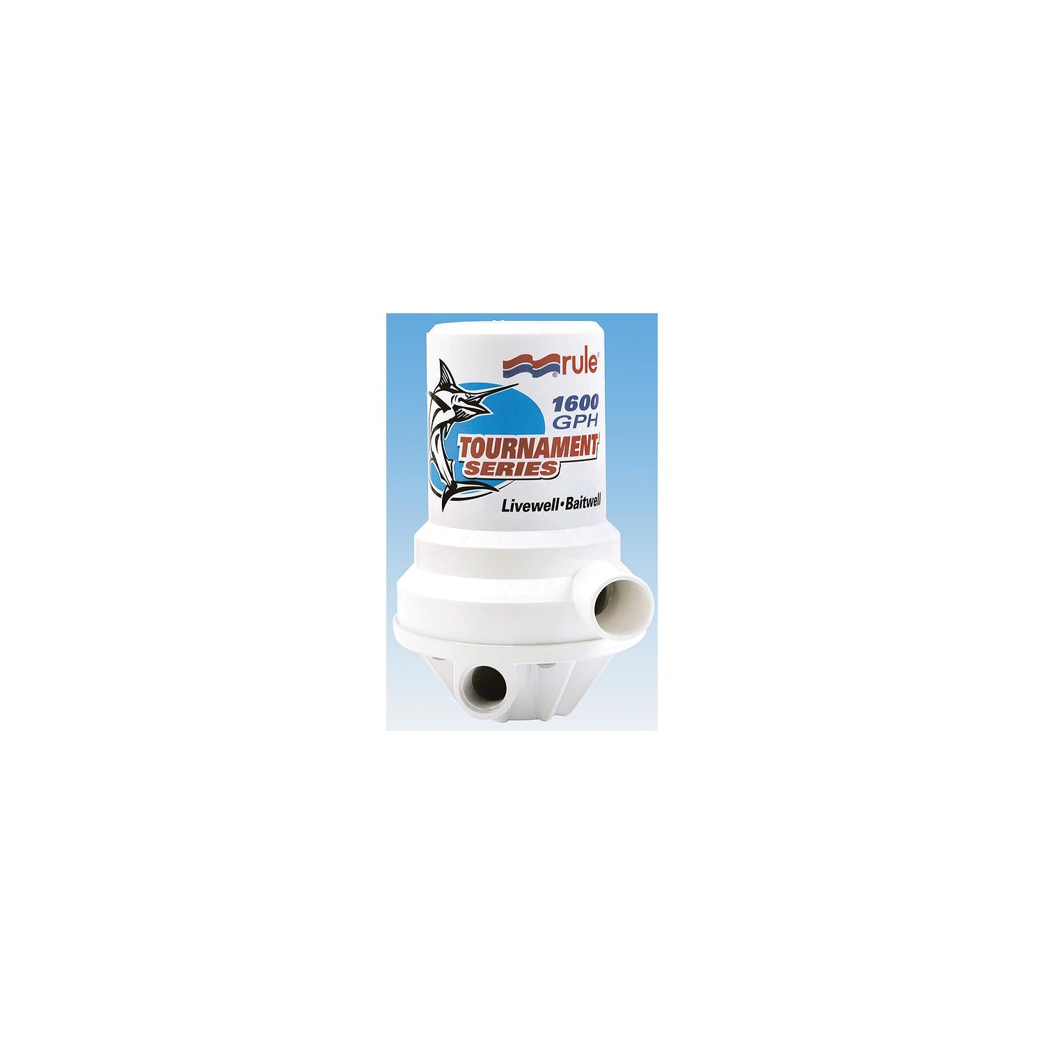 Rule 209FDP 12V Tournament Series Livewell/Aerator Pump 1600 GPH
