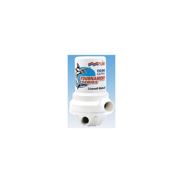 Rule 209FDP 12V Tournament Series Livewell/Aerator Pump 1600 GPH