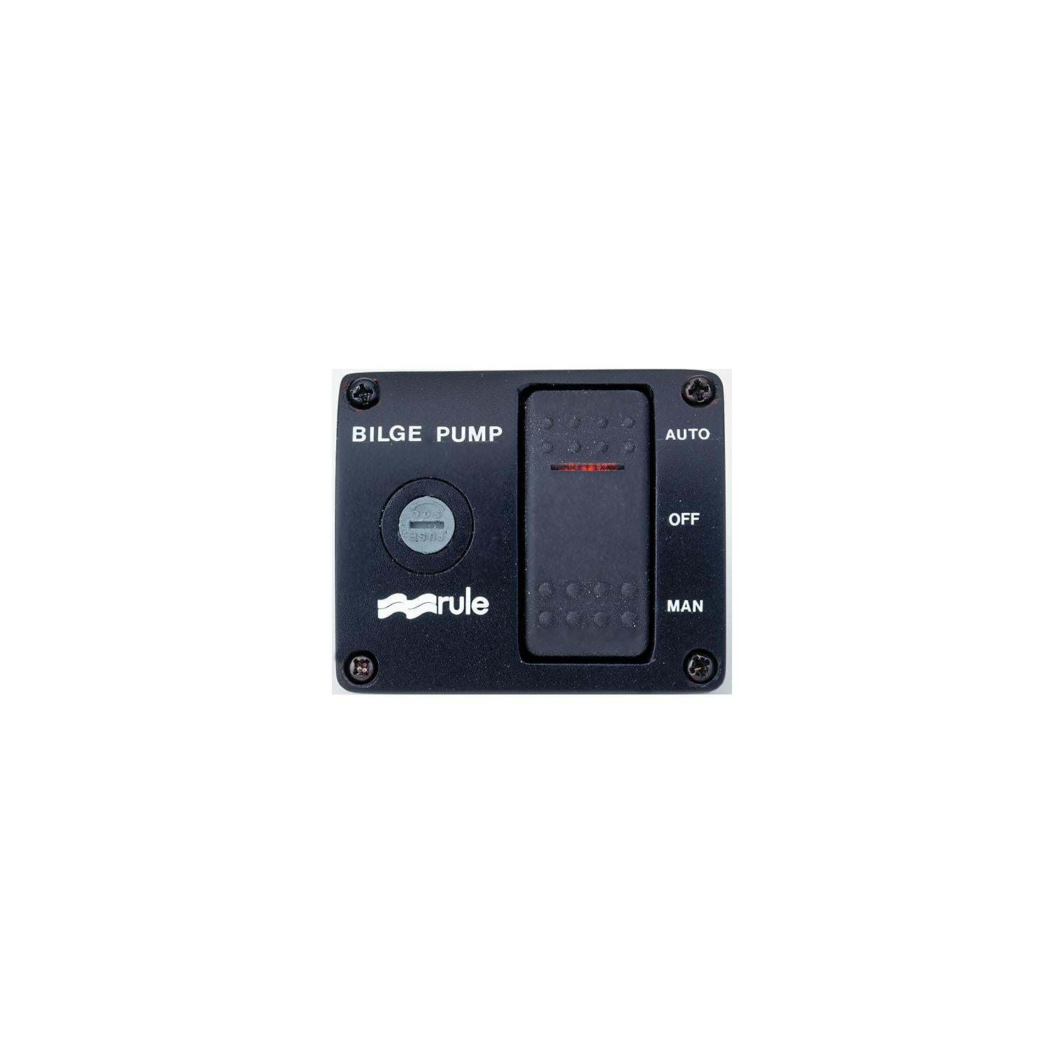 Rule 43 3-Way Bilge Panel Lighted Rocker Switch 12V