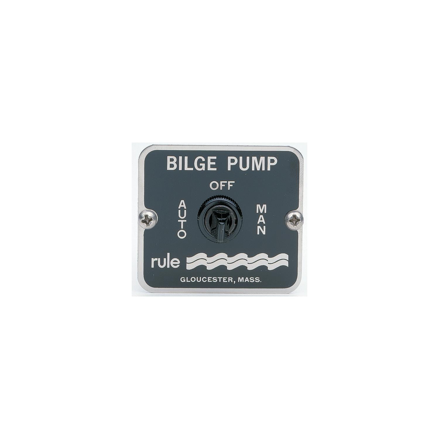 Rule 45 3 Way Bilge Panel Switch 12/24/32V