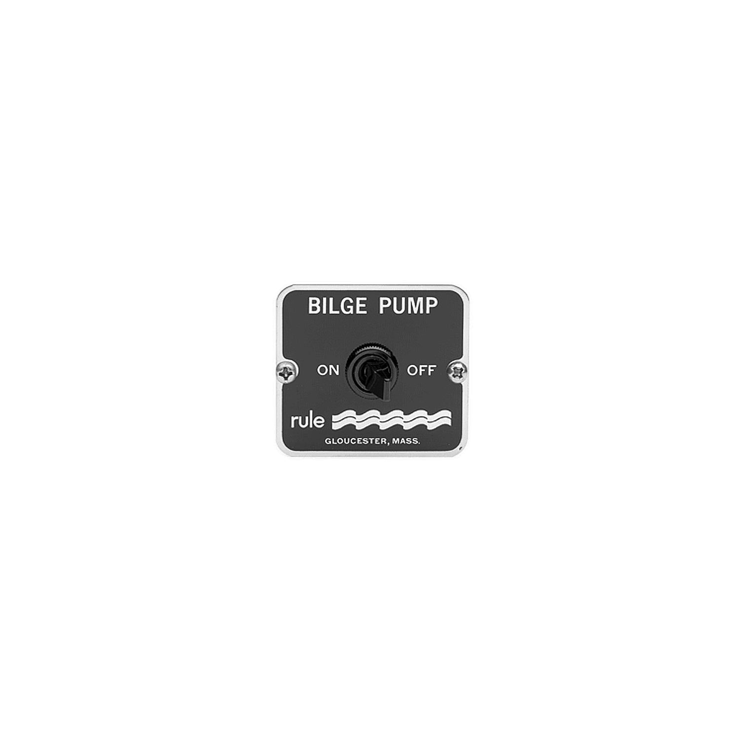 Rule 49 2-Way Bilge Panel Switch 12/24/32V