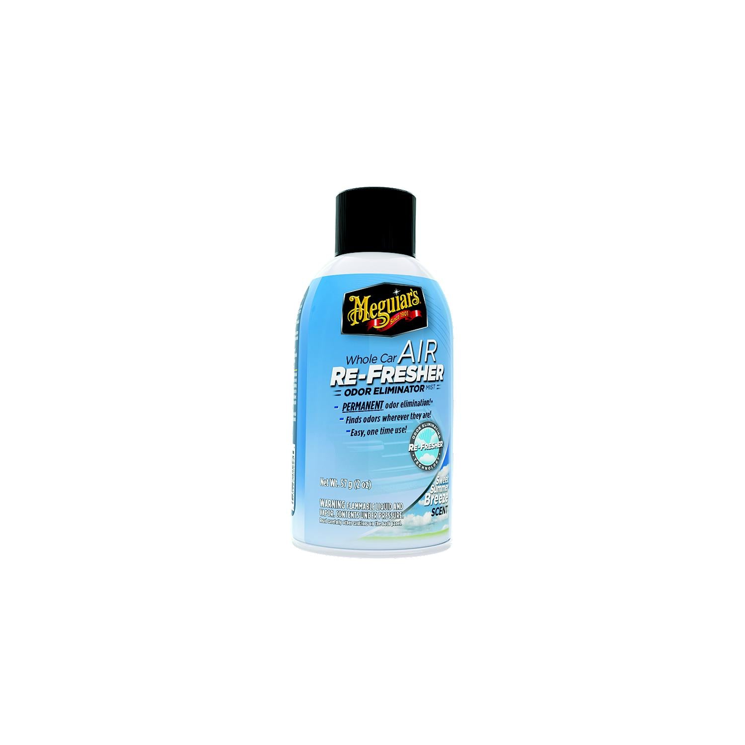Meguiar's G16602 G16402 Air Re-Fresher Odor Eliminator Mist, Sweet Summer Breeze