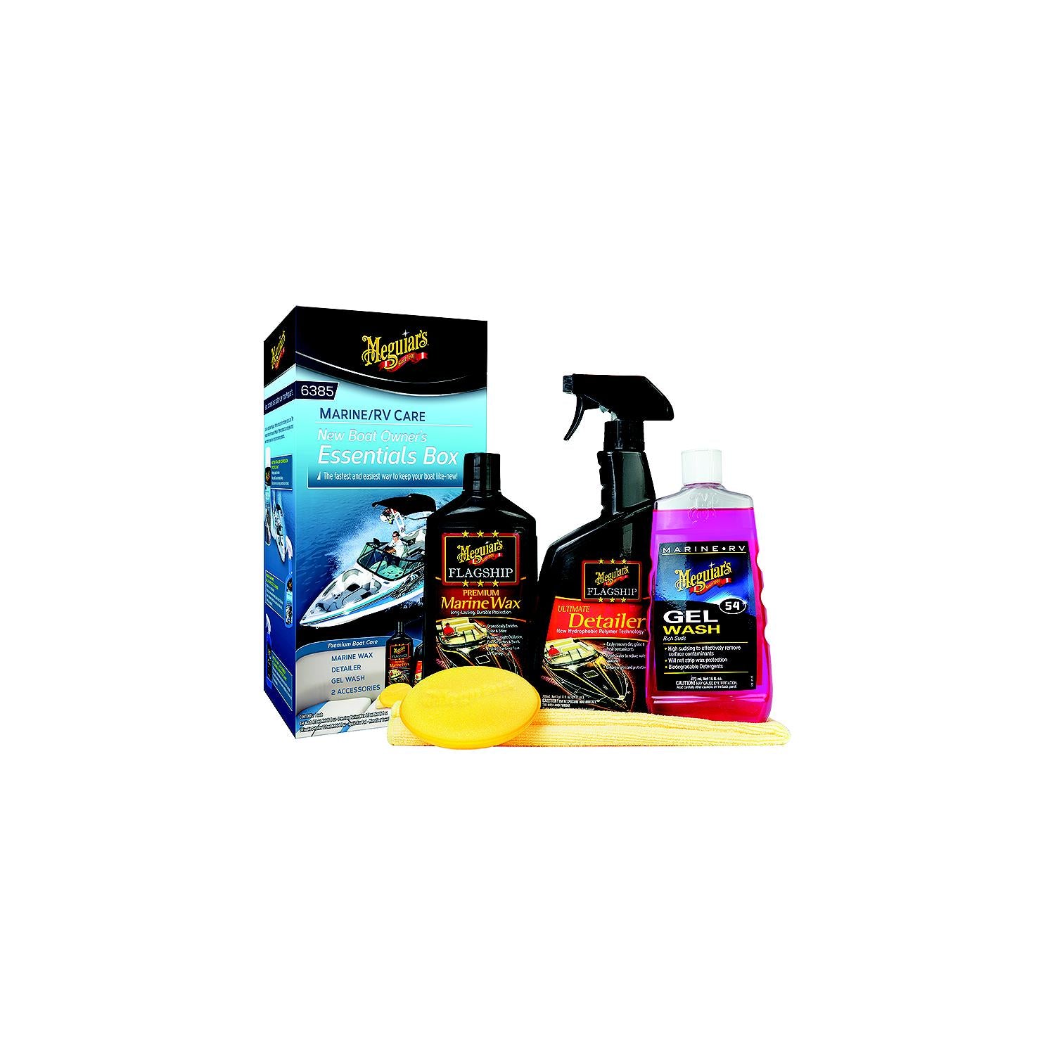 Meguiar's M6385 Meguiar'S New Boat Owners Essential Box