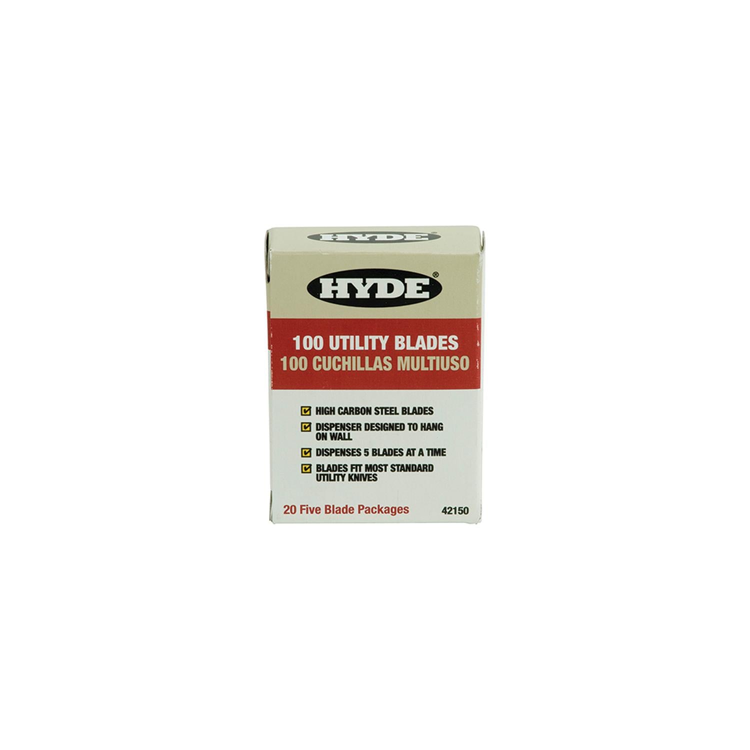 Hyde Tools 42150 Utility Blade For 42075 100/Box